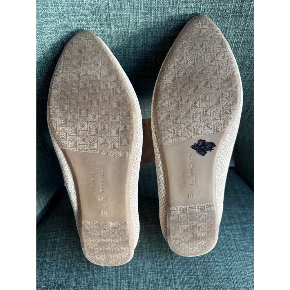 Birdies the blackbird flats loafers eggshell navy  Ballet Flats women 9.5 EUC - Picture 11 of 11